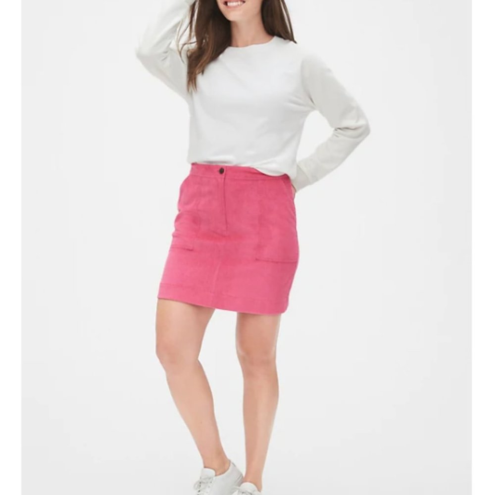 Women's GAP Corduroy Pink Mini Skirt - HOST PICK